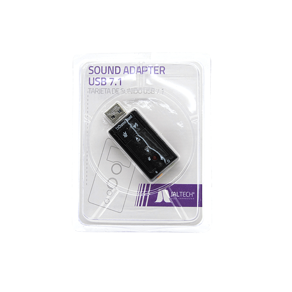 Tarjeta de sonido USB 7.1